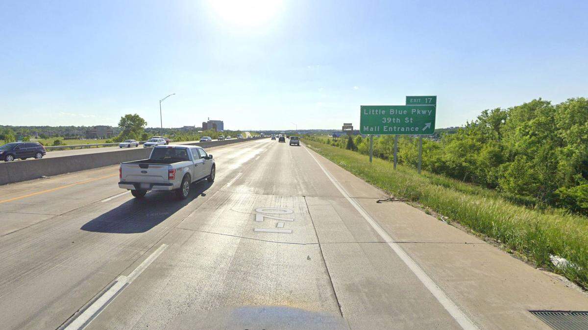 One person suffered critical injuries in a shooting on westbound Interstate 70 near the Little Blue Parkway in Independence, said Officer Kelley Rupert, a spokeswoman for the Independence Police Department. The person involved in the shooting drove away. This Google Maps Street View image of the area is from May.