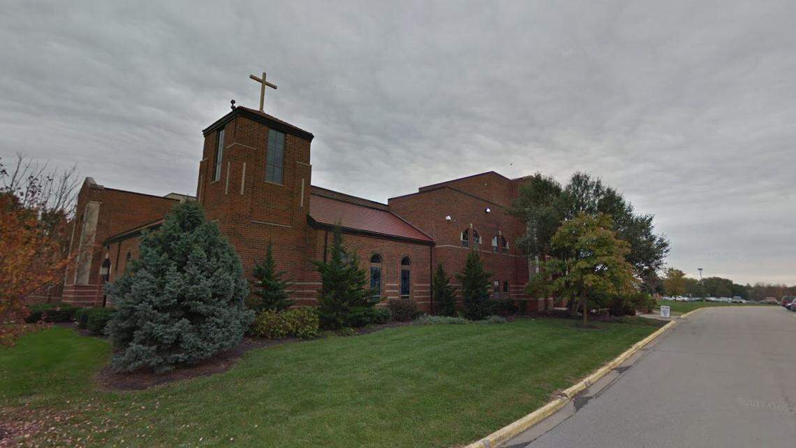 Saint Thomas Aquinas High School, as seen on Google Maps street view images in November 2016.