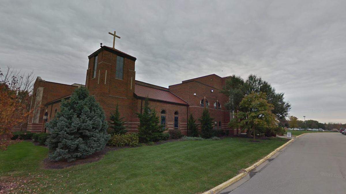 Saint Thomas Aquinas High School, as seen on Google Maps street view images in November 2016.