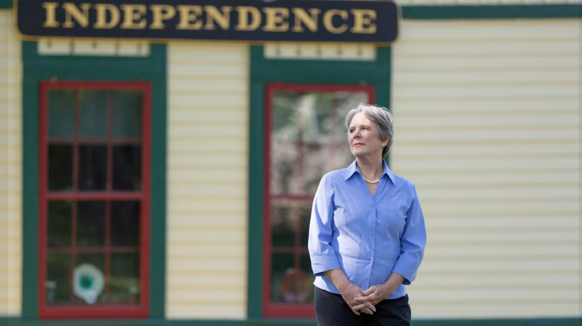 Independence Councilwoman Karen DeLuccie is pictured in this screenshot from her campaign Facebook page. DeLuccie died on Tuesday, April 12, 2022.