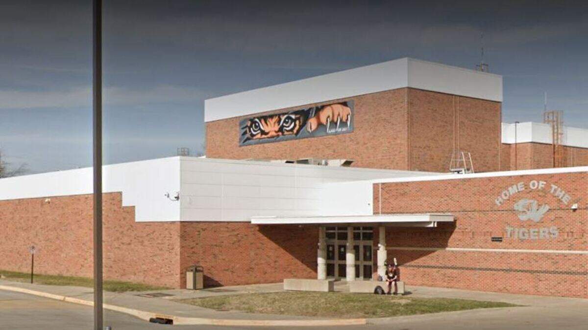 Blue Valley High School is investigating after hate speech, targeting Black people and the LGBTQ community, were scrawled on a bathroom stall.