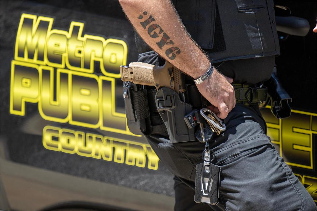 Private security officers from Metro Public Safety, who are armed and have the authority to detain suspects, are now providing security on the Country Club Plaza.
