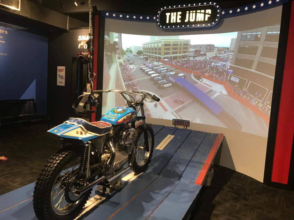 The Ride is a virtual reality experience based off a jump from Doug Danger that allows riders to experience the thrill of jumping over 15 police cars.