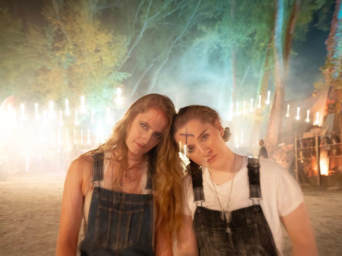 These scare actors are part of the show at Exiled KC-Crooked Rose Woods.