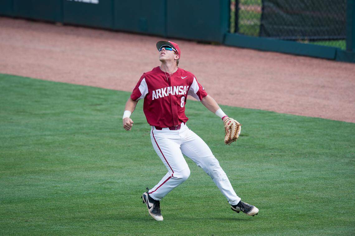 Royals draft pick Eric Cole is helping Arkansas thrive in Omaha at the College World Series.