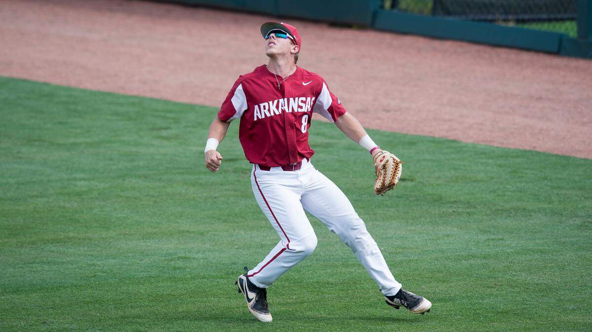 Royals draft pick Eric Cole is helping Arkansas thrive in Omaha at the College World Series.