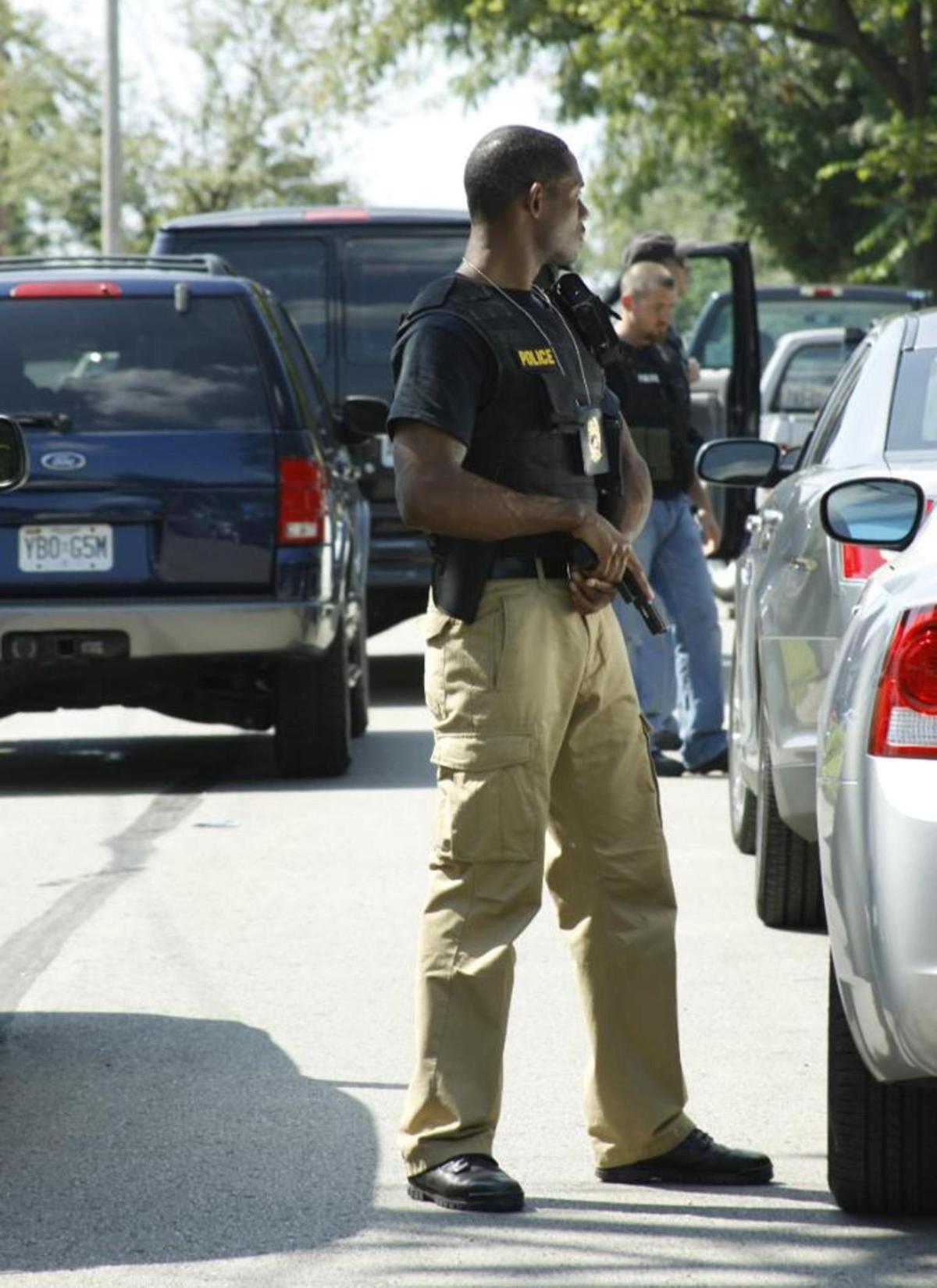 Joseph Mabin, who was a sergeant at the time, participated in an arrest warrant sweep in a Midtown neighborhood in 2010.