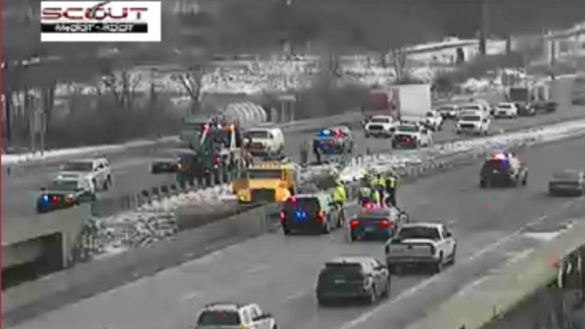 Oil tanker crash forces shutdown of Interstate 435 | Kansas City Star