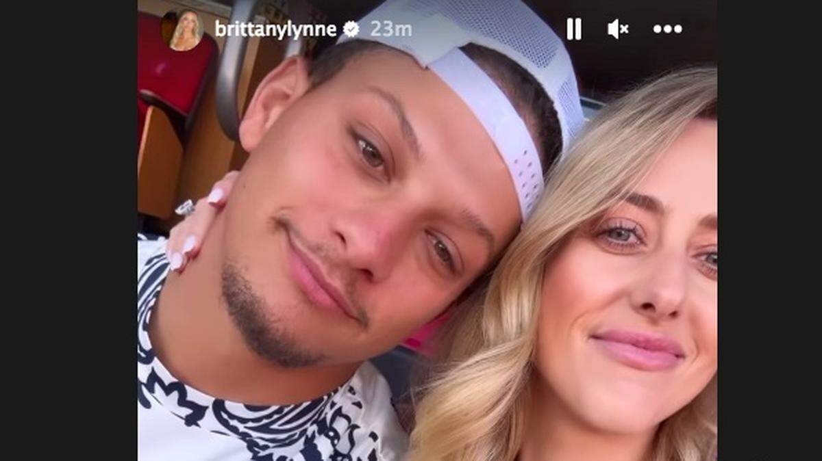 Kansas City Chiefs quarterback Patrick Mahomes and his wife, Brittany Mahomes, attended the Taylor Swift concert at Arrowhead Stadium on Saturday.