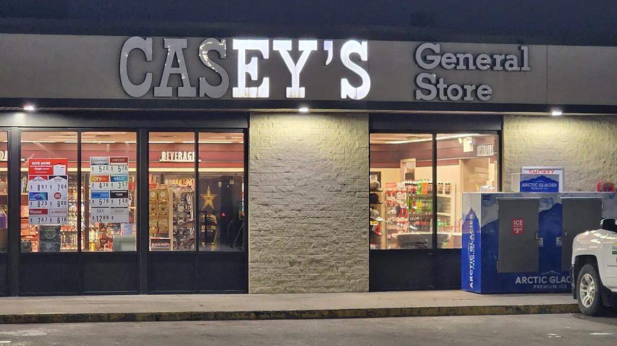 Customers at Casey’s General Store were buying beer before going home to share the bad news.