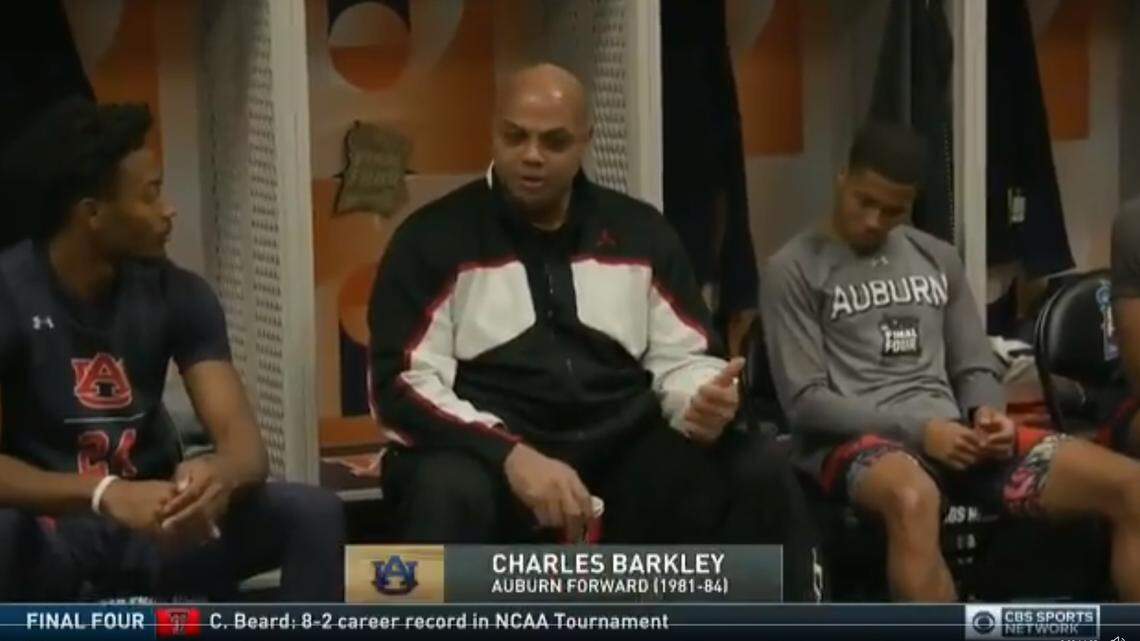 Charles Barkley gives locker room speech to Auburn players: ‘Seize this opportunity’