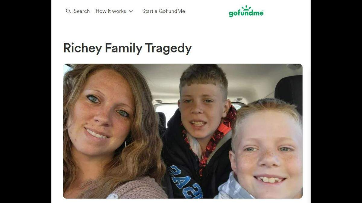 Loved ones say they are raising money on GoFundMe for a man who lost his two sons and wife, who was pregnant, to carbon monoxide poisoning. Their bodies were found in a camper Saturday, Sept. 16, at the Inman Motorcross track in central Kansas.