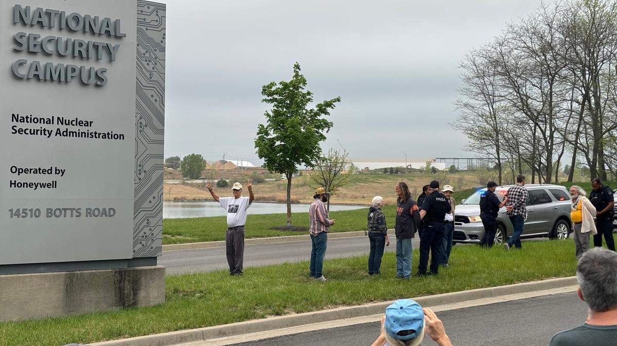 In 2024, officers handcuffed at least 10 protestors at the Kansas City National Security Campus. Federal officials are holding a public hearing session on May 7, 2026 in south Kansas City.