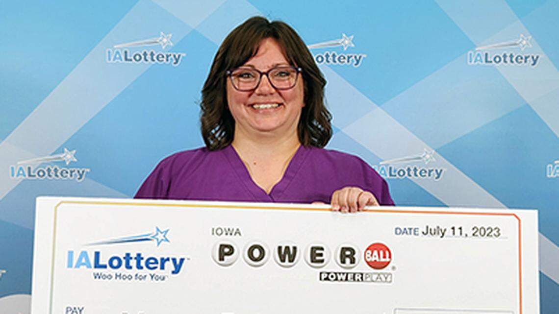 Megan Balmer, of Garwin, Iowa, won $2 million in the Powerball, lottery officials said.