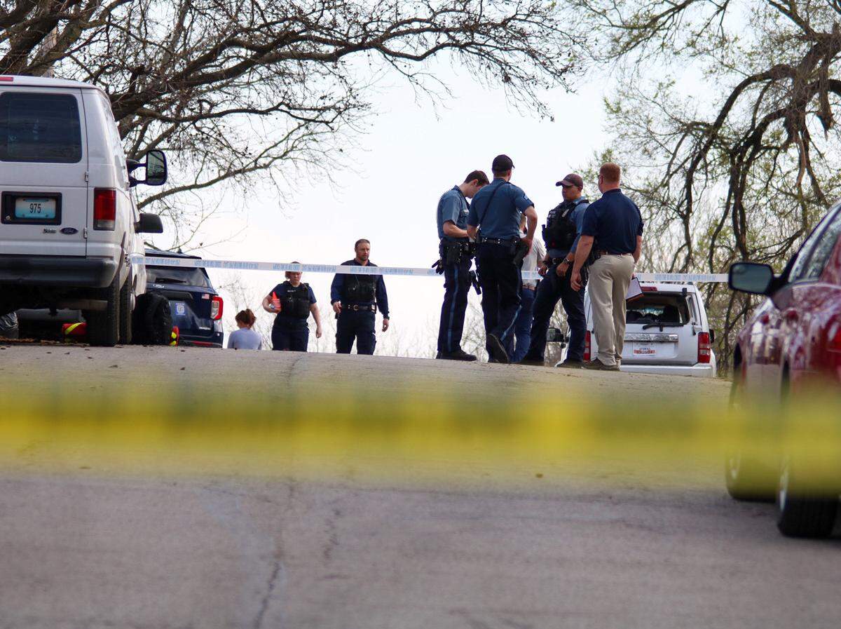 A large police presence was in the 3600 block of Mersington Avenue March 13, 2024 after one man was killed in a shooting near a residence in the neighborhood.