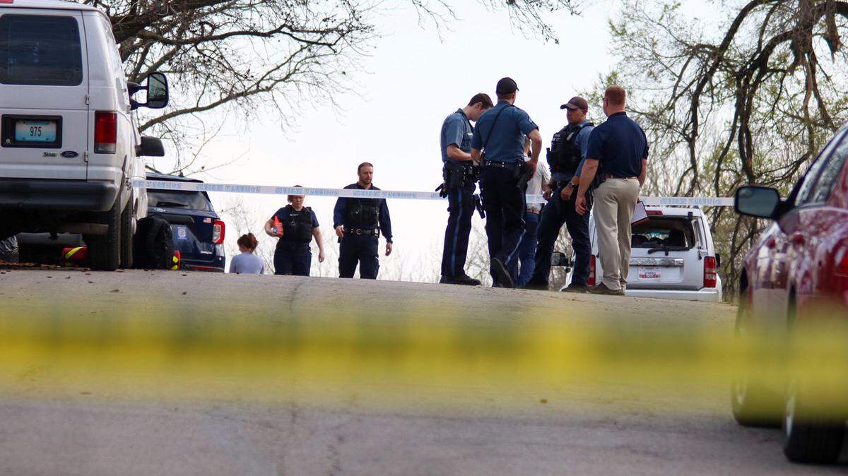 A large police presence was in the 3600 block of Mersington Avenue March 13, 2024 after one man was killed in a shooting near a residence in the neighborhood.