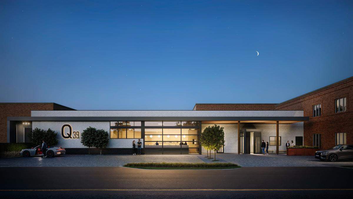 A rendering of Q39’s planned upcoming location in downtown Lawrence.