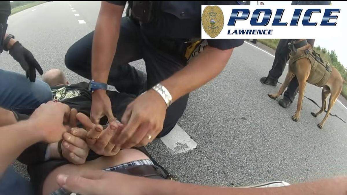 The Lawrence (Kansas) Police Department reposted the July 2022 video of the chase through town that ended in the capture of Rodney Marshall, convicted last week for the murders of two Lawrence men. He was also found guilty of trying to murder law enforcement officers involved in the chase.