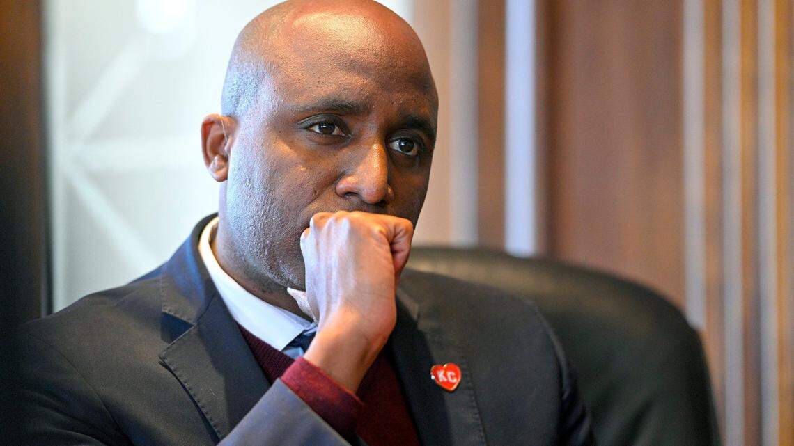 Kansas City Mayor Quinton Lucas met with The Star in this 2021 file photo.