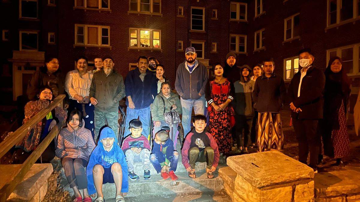Tenants at a Kansas City apartment complex met Monday night to discuss what they would do following the news that their leases would not be renewed.