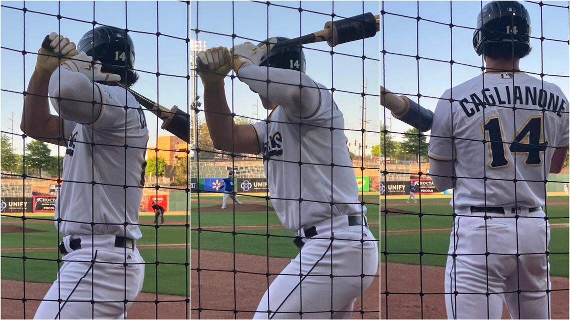 Jac Caglianone is getting his chance with the Kansas City Royals after successful stints with Double-A Northwest Arkansas (pictured) and Triple-A Omaha in 2025.