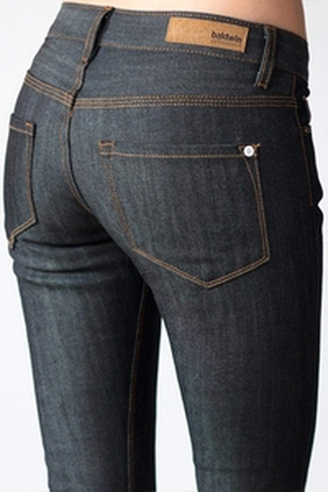 Baldwin jeans buyers were advised to wait as long as possible before washing them so as to preserve the indigo and allow for natural fade patterns to emerge in the denim.