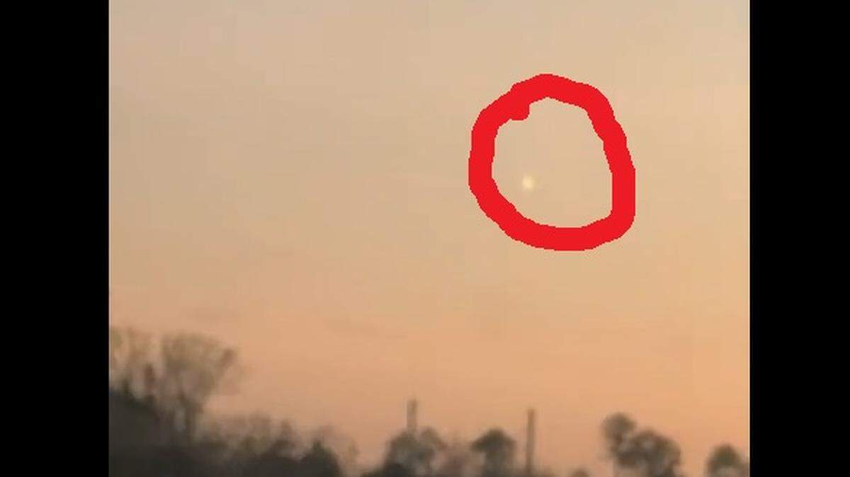 Something mysterious was in the skies over Georgia.