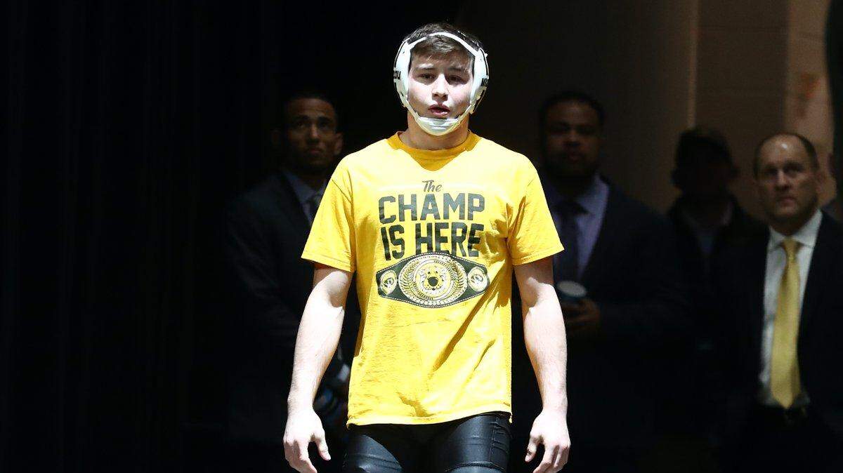 Keegan O’Toole is the first Missouri Tigers wrestler to win a national title in the 165-pound weight class.