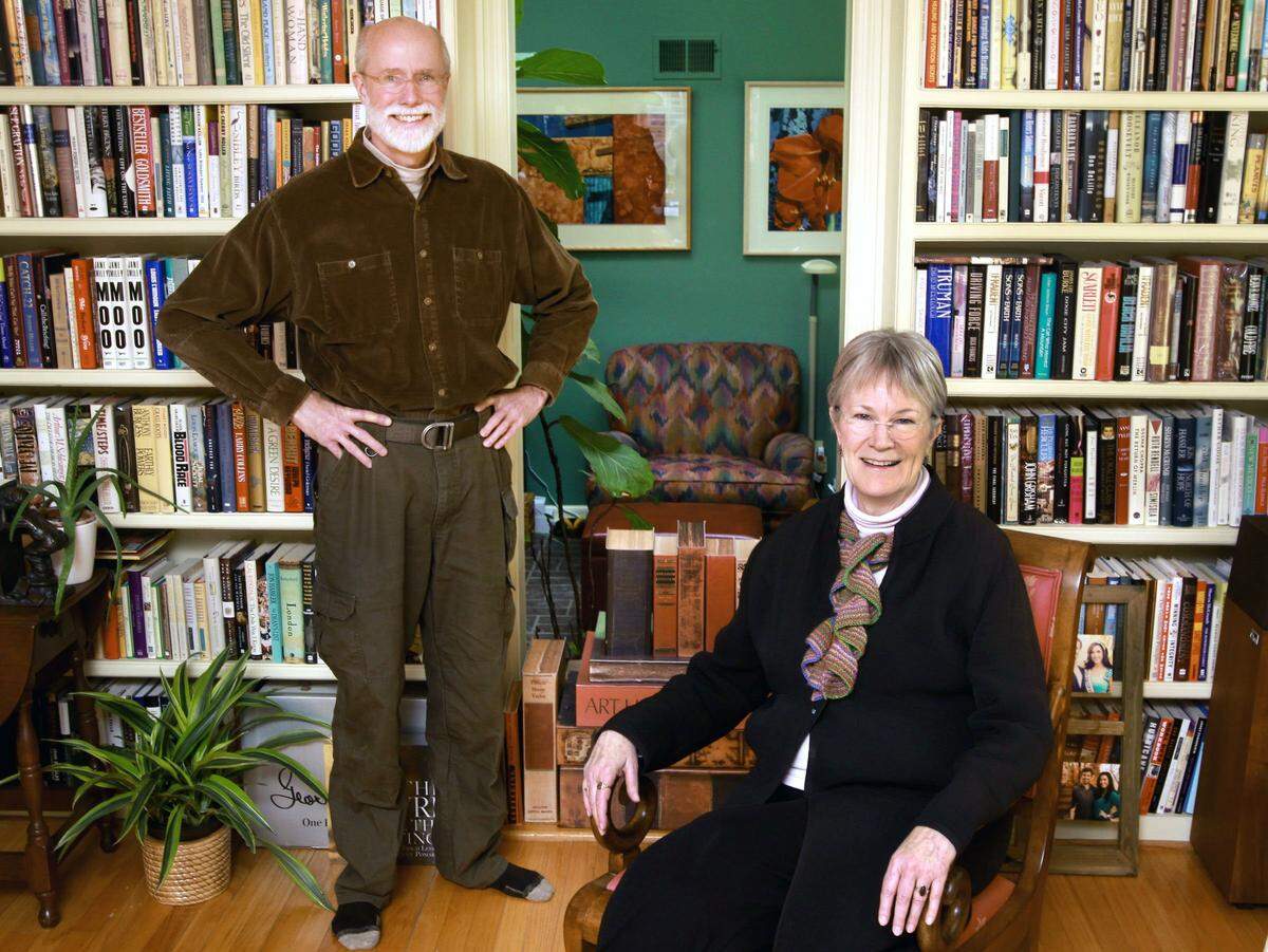 Roger Doeren was a customer at Rainy Day Books when he met Vivien Jennings in 1988. He later became her partner in life and in business.