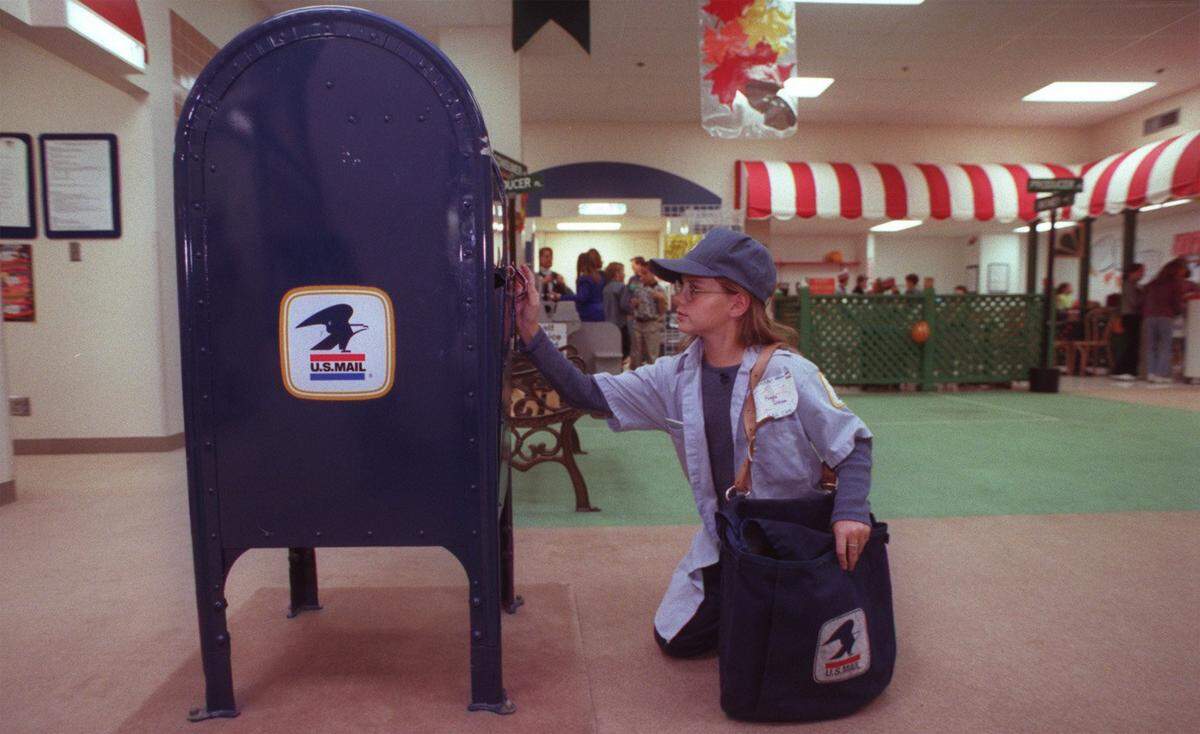 In 1998, a young postal clerk picked up mail at Exchange City. The fifth grader was visiting the educational town with her classmates from Meadow Lane Elementary school in Olathe.