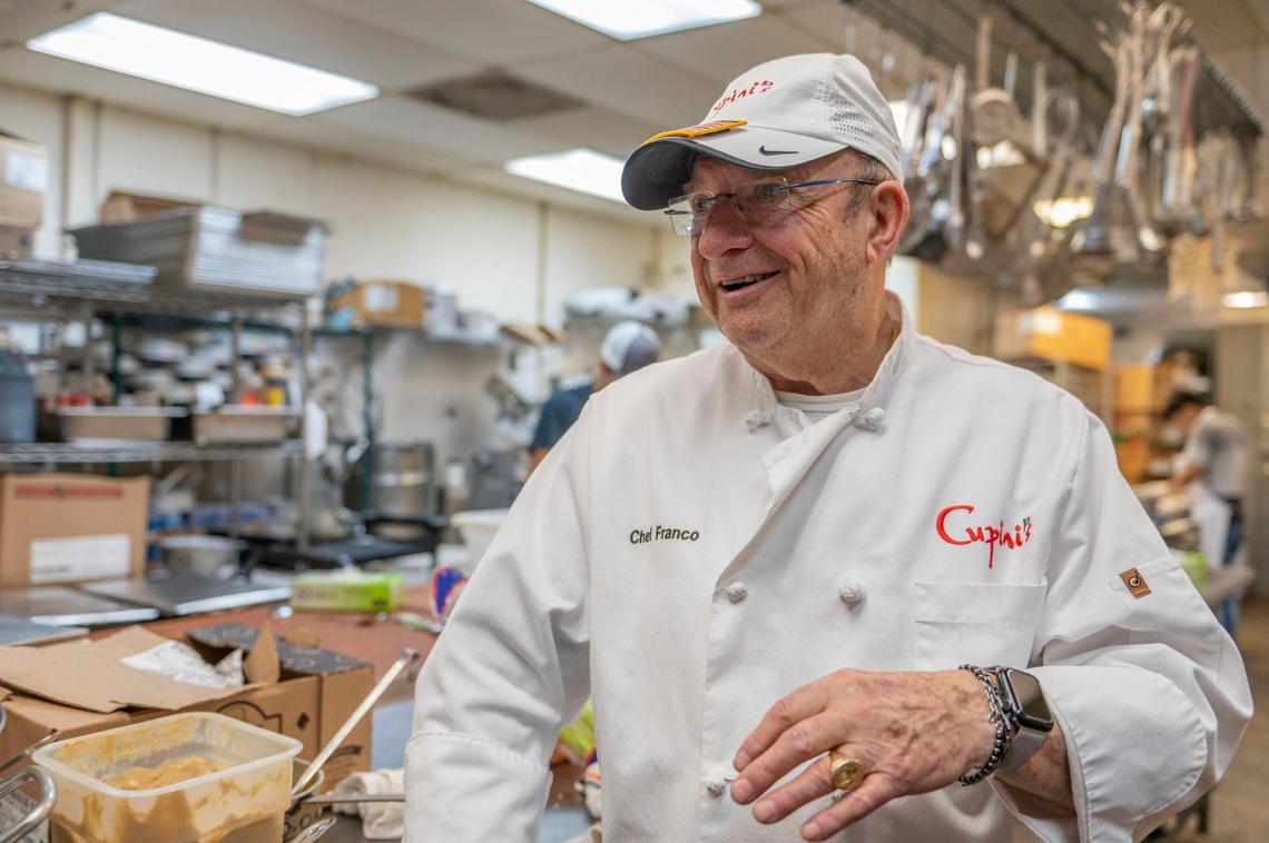 After working at luxury restaurants around the world, Franco Cupini opened his homey restaurant on Westport Road almost 20 years ago.