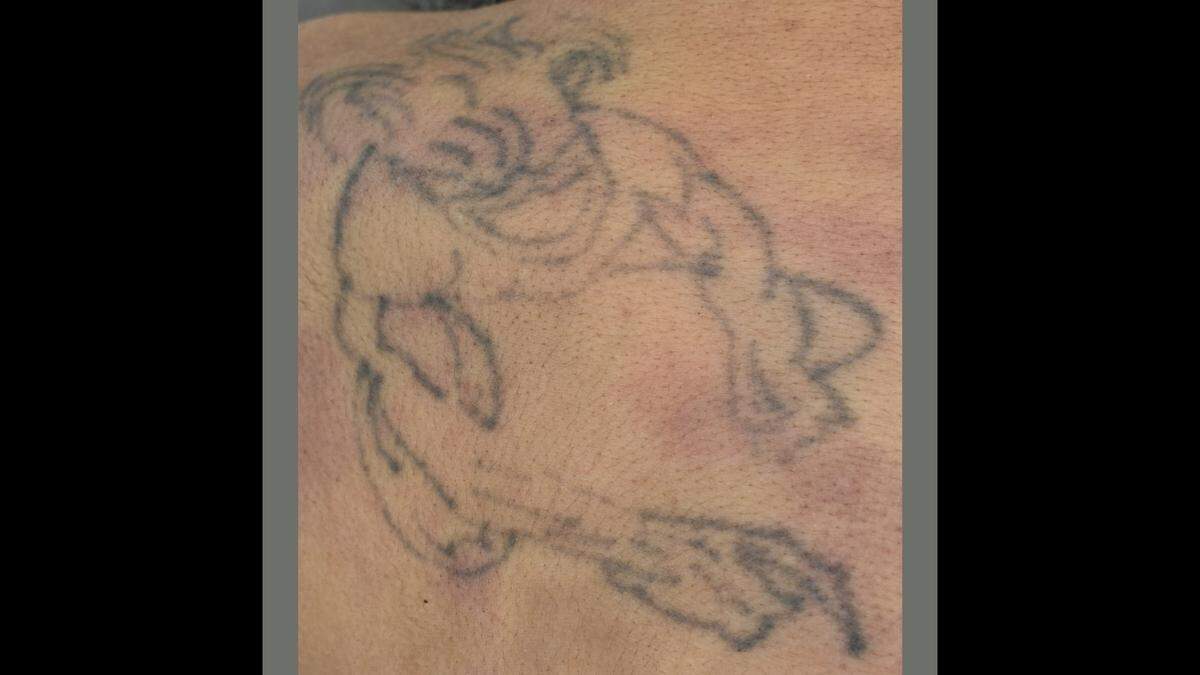 A man who was found dead in Overland Park in April 2023 had a tattoo on his left shoulder. Police released a photo of the tattoo and asks for the public’s help to identify him.