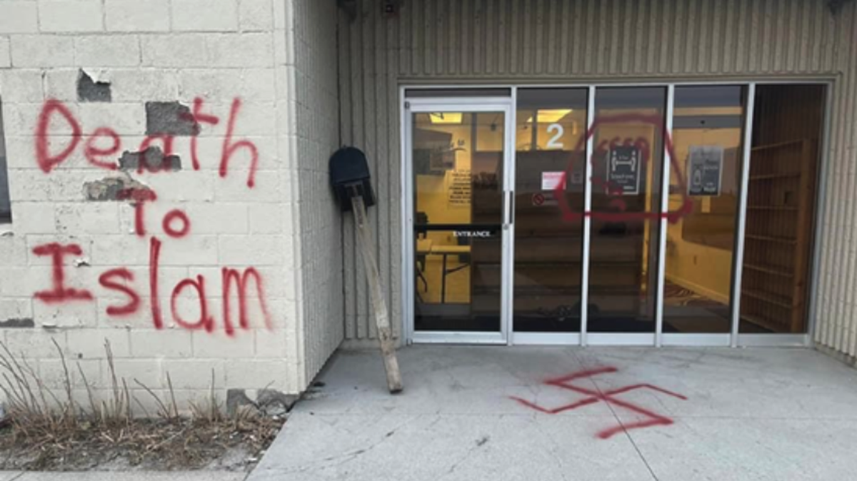 The Moorhead-Fargo Islamic Community Center was vandalized last week with anti-Islam graffiti.