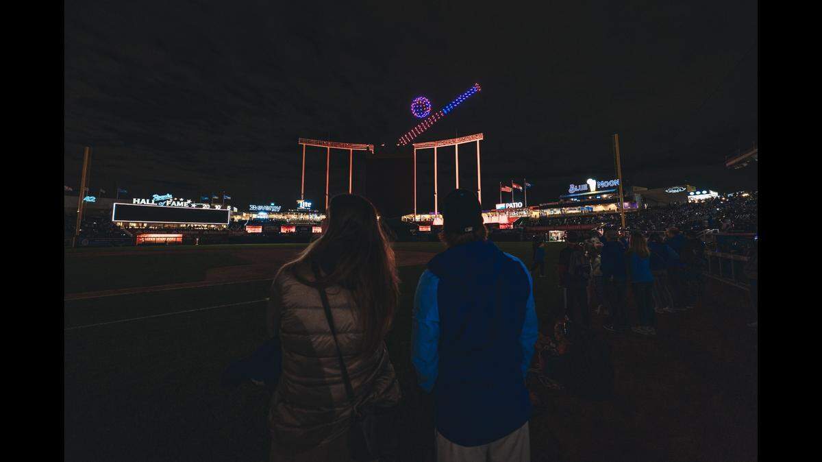 The Kansas City Royals have hosted post-game drone displays since 2022 and are bringing them back Wednesday. There will also be fireworks during the show.