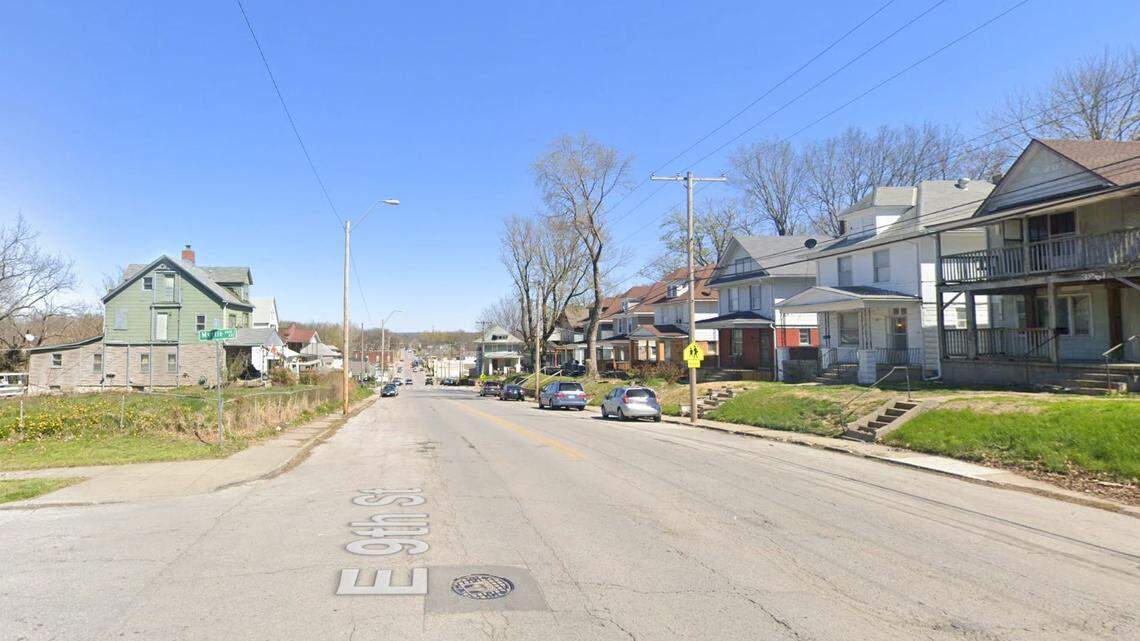 A driver for the ride-hailing service zTrip was critically injured in a shooting on Sept. 15, 2024, near East Ninth Street and Myrtle Avenue in a northeast Kansas City neighborhood. This Google Maps Street View image of the area is from 2022.