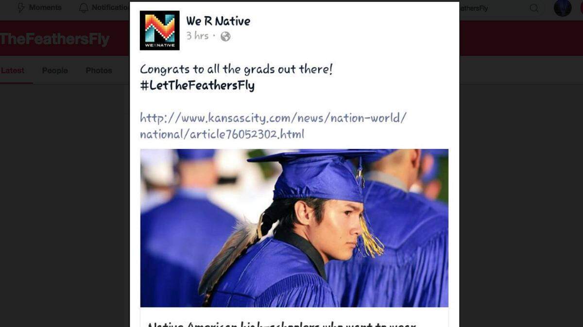Hailed as a victory for Native American famlies, Oklahoma’s attorney general advised the Vian school district to allow students to wear ceremonial eagle feathers with their caps and gowns. The district had banned them.