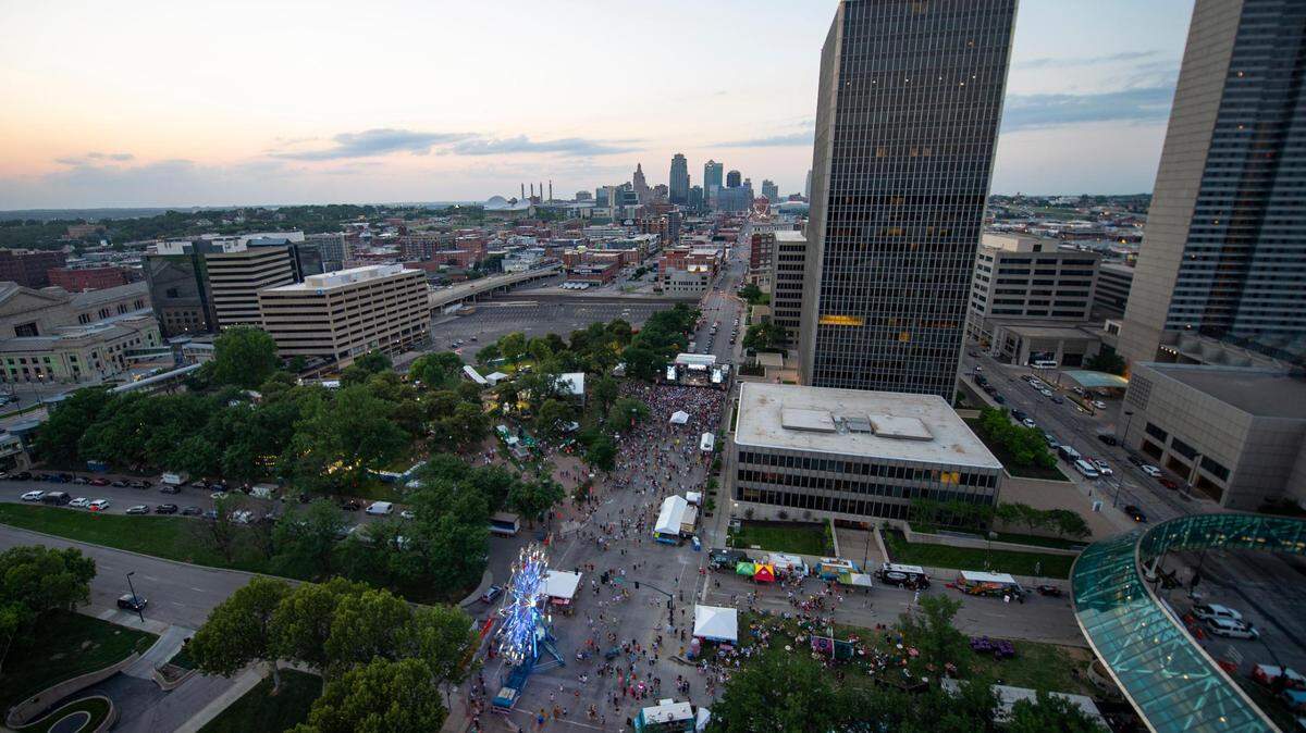 Boulevardia activities filled the streets around Crown Center Saturday, June 18, 2022, in Kansas City.