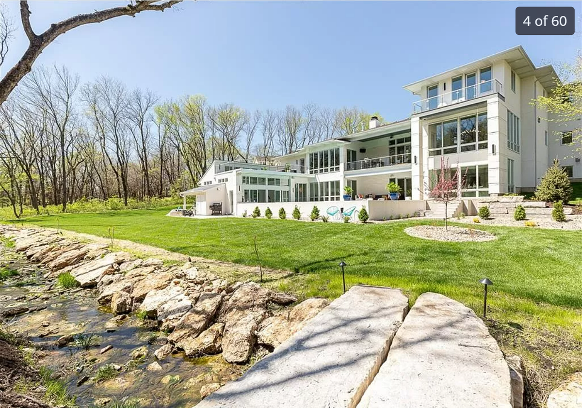 The grounds of the home for sale at 3691 W. 180th Terrace in Stilwell.