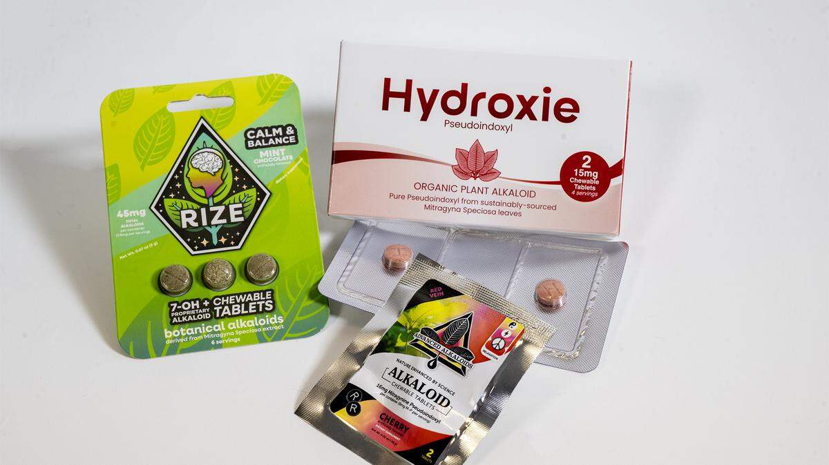 Some 7-OH products available at Kansas City area shops.