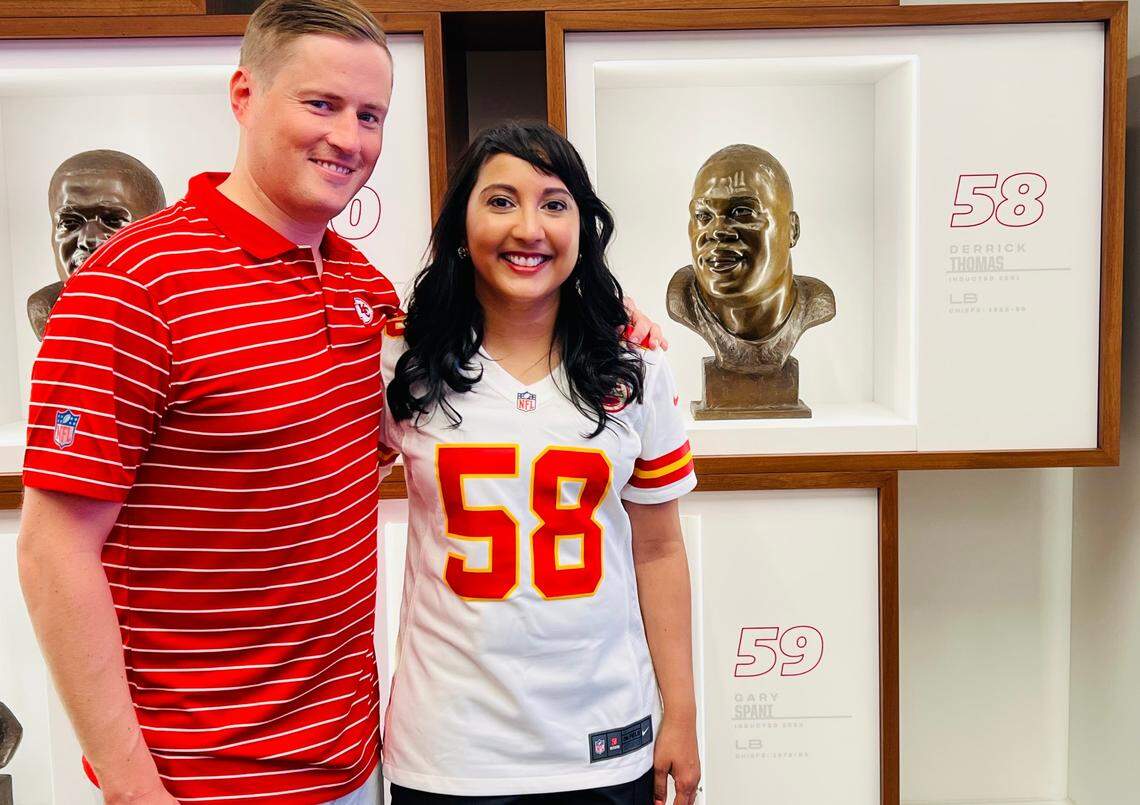 Dr. Amy Patel and her husband, Joe Rathermel, owner of JWR Architecture.