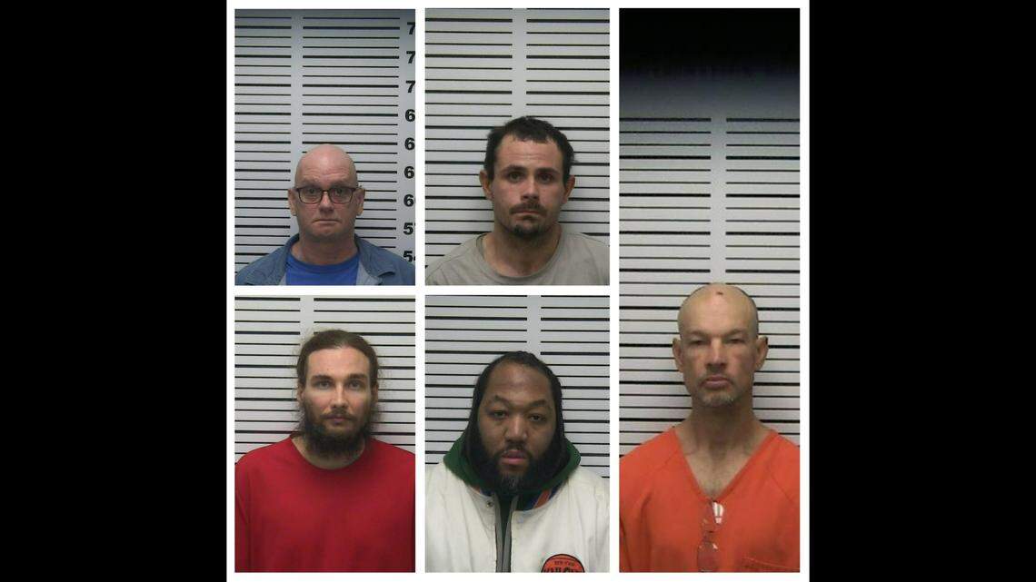 Kelly McSean, Dakota Pace, Michael Wilkins (far right), Aaron Sebastian, LuJuan Tucker.