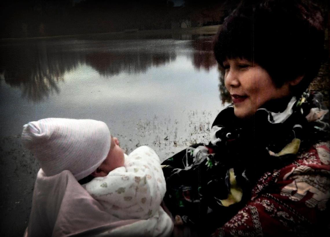 On a visit to Columbia in 2018, Ke Ren was able to spend time with her infant granddaughter. Now she is hoping to gain custody of the girl.