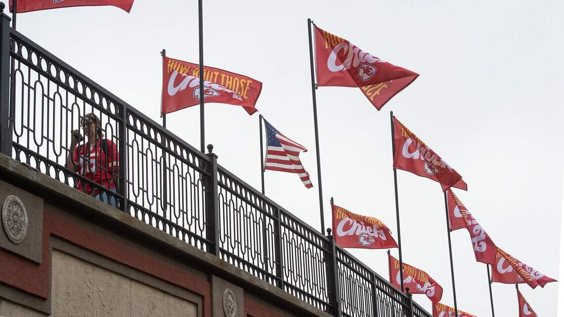 Take a look at this year’s Chiefs Red Friday flags inspired by Andy Reid