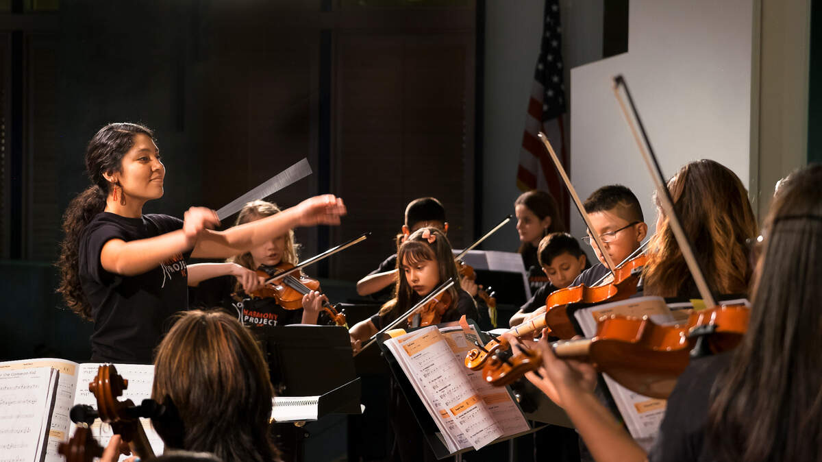 Harmony Project KC was started in 2015 at the Northeast Community Center to assure that any student, no matter the family’s income level, can receive an instrument and music education.