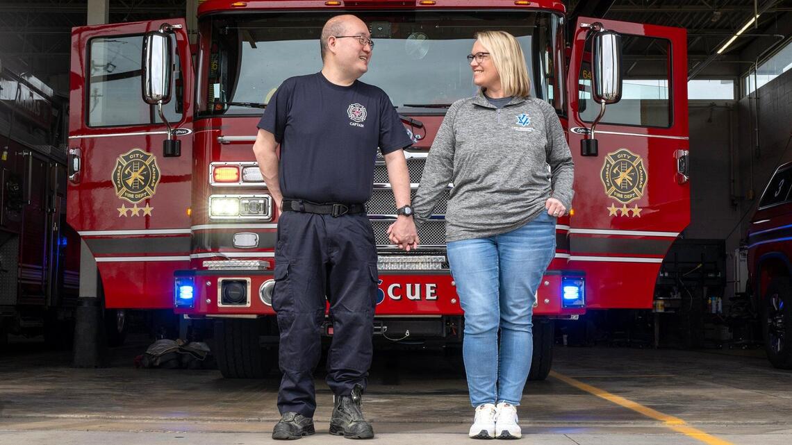 KC’s earliest COVID trauma 5 years ago led to an unlikely twist of fate for this couple