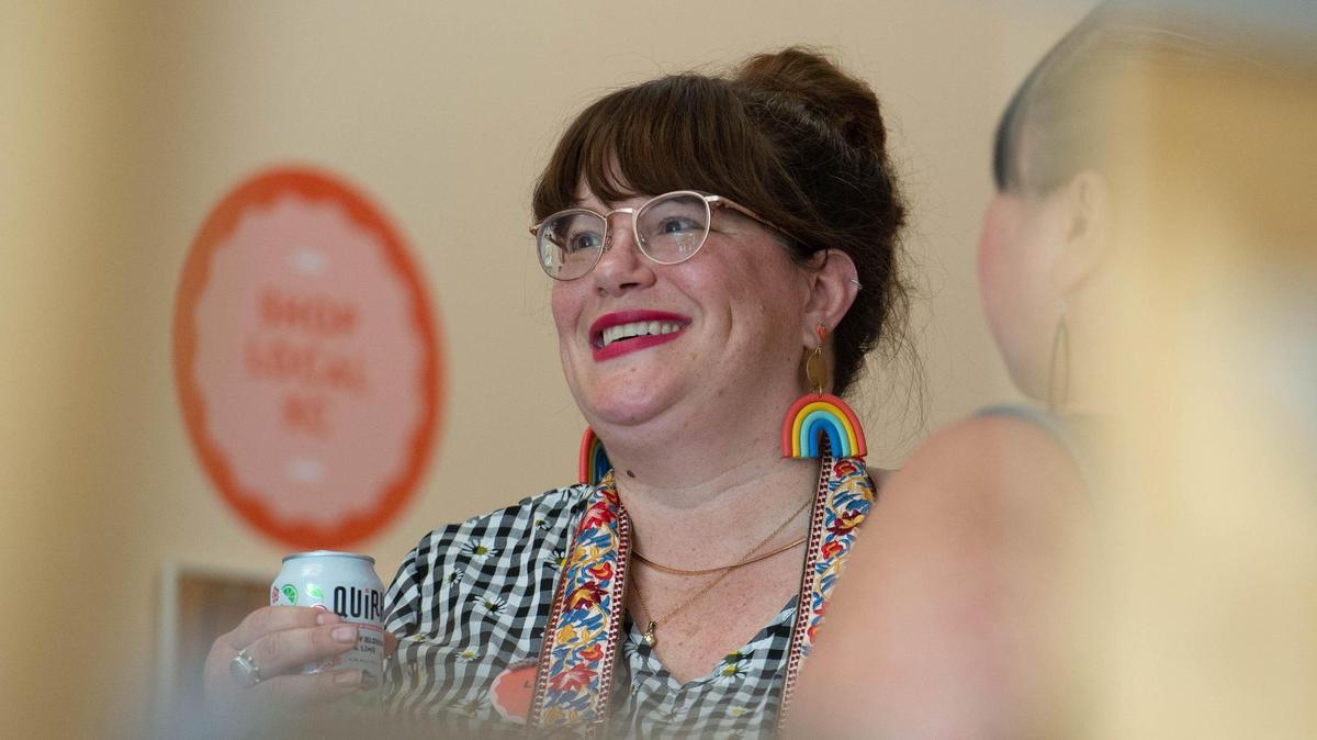 Katie Mabry van Dieren started Shop Local KC as an online store during the pandemic. On Friday, she opened its brick and mortar location at 3630 Main St. Mabry van Dieren sells products from local makers from about 350 Kansas City businesses.