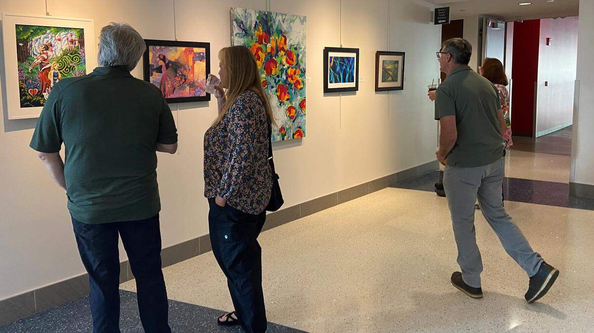 The Lenexa Artists’ Show will be on display at the City Art Gallery through Oct. 1. It’s one of the cornerstone exhibits of the gallery each year.