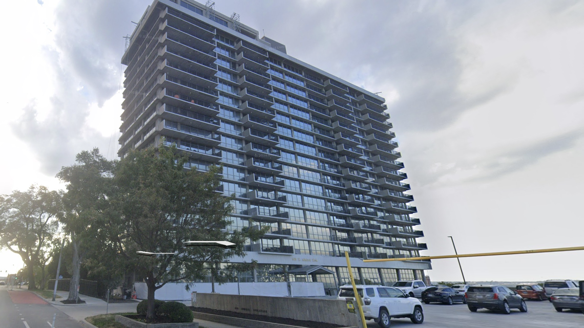 The View apartments at 600 Admiral Blvd. in Kansas City, captured by Google Earth on June 19, 2023.
