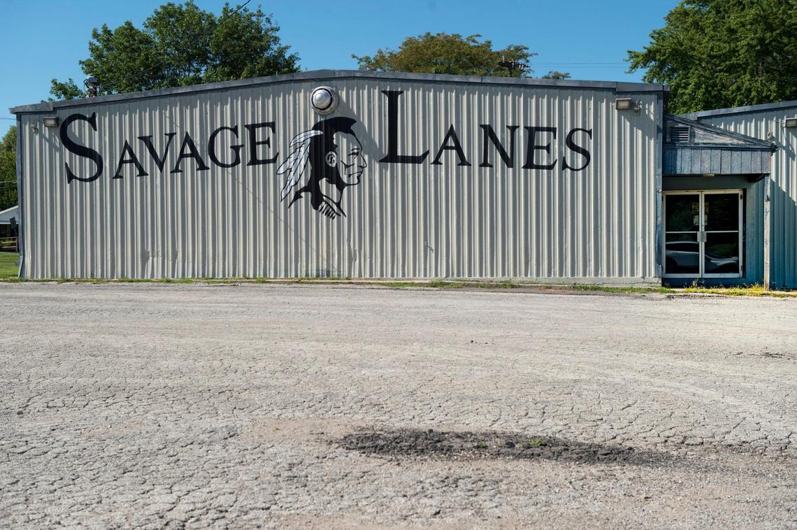 Savannah High School’s mascot and name, the Savages, pervade the town as well as the school. Savage Lanes, a bowling alley, uses an Indian as a logo on its building.
