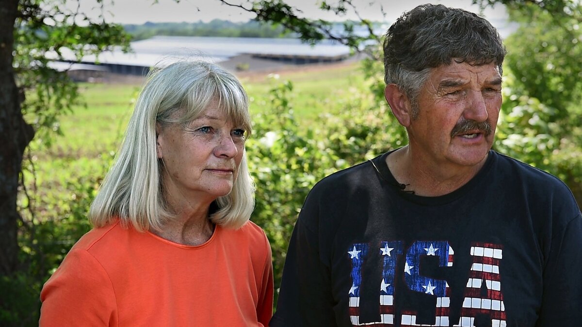 Jack and Carolyn Wilkinson own a century farm adjacent to the Valley Oaks feedlot and slaughterhouse. If it expands, Jack Wilkinson worries that his grandchildren are not going to want to build on the property.